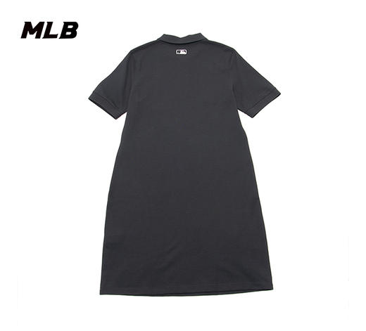 MLB女款爱心标小标纯色立领连衣裙3FOPH0143 商品图5