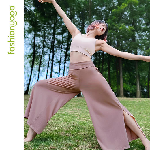 凡圣瑜伽自在宽松阔腿裤 F15782 商品图4