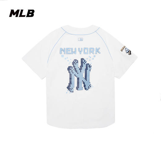 【一口价】MLB男女情侣棒球服刺绣logo贴标印花T恤外套潮夏季3ABS00221【无货退款介意勿拍】 商品图4