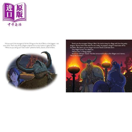 【中商原版】驯龙高手电影故事书 How to Train Your Dragon The Movie Storybook 英文原版 儿童绘本故事书 进口童书 迪士尼 商品图2