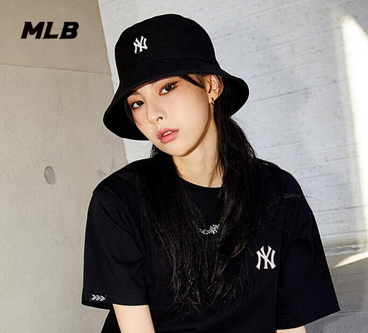 【一口价】MLB男女同款小标刺绣标基础款渔夫帽3AHT7701N【无货退款介意勿拍】 商品图1