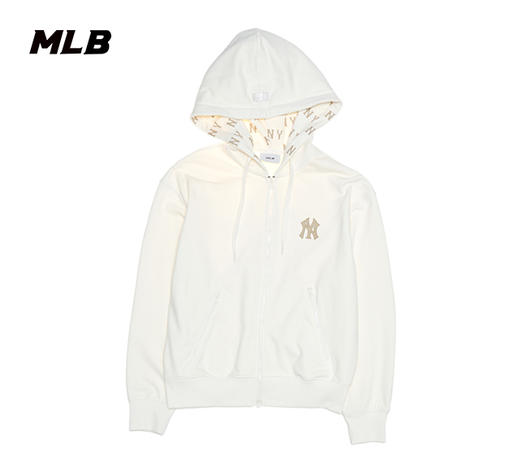 MLB男女同款小标背标老花标运动上衣拉链外套3ATRM0451 商品图2