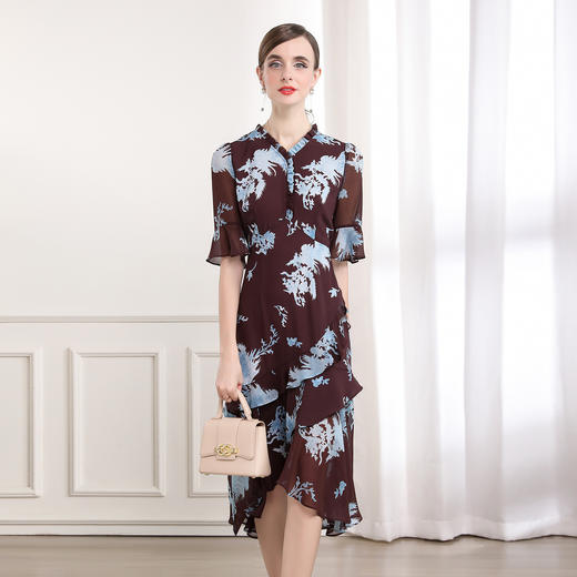 「高货deo」全新升级【铂金会员385/天猫519/差价134】(25332)洛诗琳法式复古优雅连衣裙2025夏季新款气质优雅茶歇裙女 商品图2