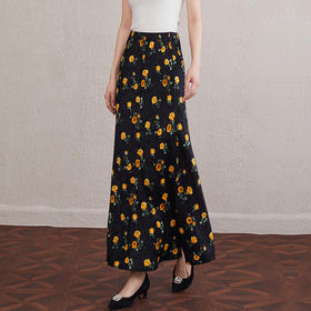 「自」全新升级【铂金会员220/天猫299/差价79】(25547)洛诗琳法式复古碎花半身裙2025夏季高腰显瘦中长款A字裙女25547