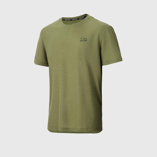 OZARK奥索卡2025春夏新品男户外运动休闲圆领POLARTEC拼接短袖T恤OAGMT512104 商品图0