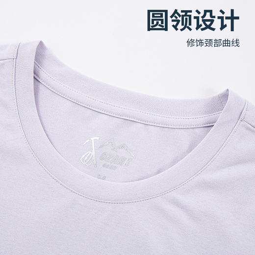 OZARK奥索卡2025夏新品女户外运动休闲抗菌速干功能T恤防晒UPF50OGGQW522199 商品图2