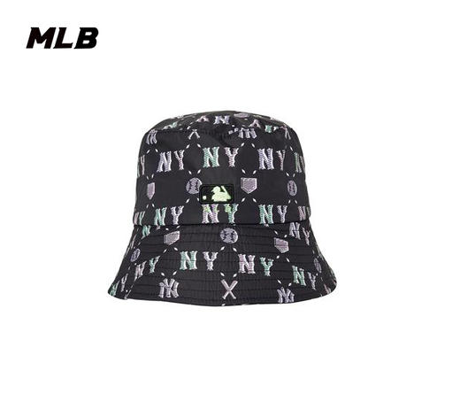 MLB男女同款彩色满印老花刺绣标渔夫帽3AHTM0523【无货退款介意勿拍】 商品图1