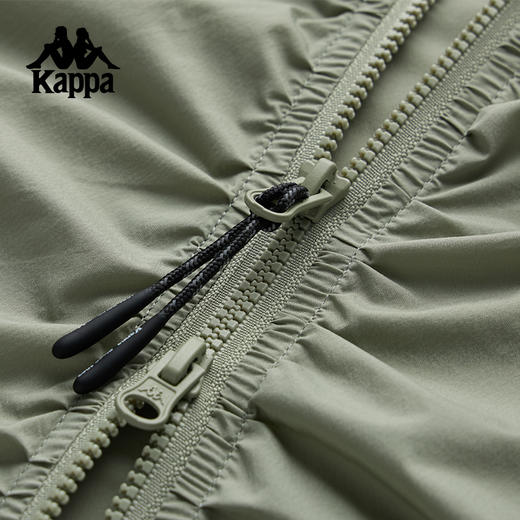 Kappa卡帕背靠背运动外套女2025夏季新款休闲连帽上衣男款防泼水KPDJCFJ61 商品图4