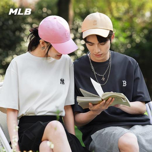 MLB男女同款小标基础款夏季T恤3ATSB1143【无货退款】 商品图0