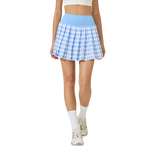 跃牌【欲动春风】系列 女夏高腰运动百褶短裙带内衬防走光速干网球裙瑜伽半身裙52450 商品图4