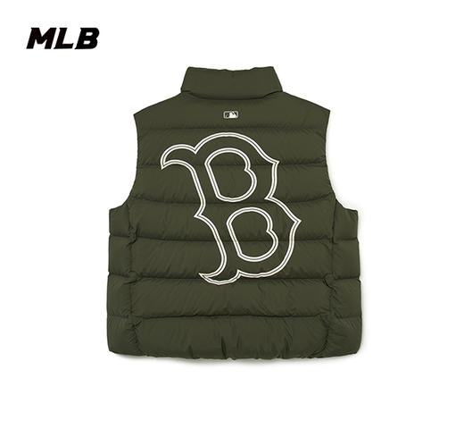 【限时秒杀】MLB男女情侣镂空大logo时尚羽绒马甲休闲23秋季新款3ADVB0336 商品图3