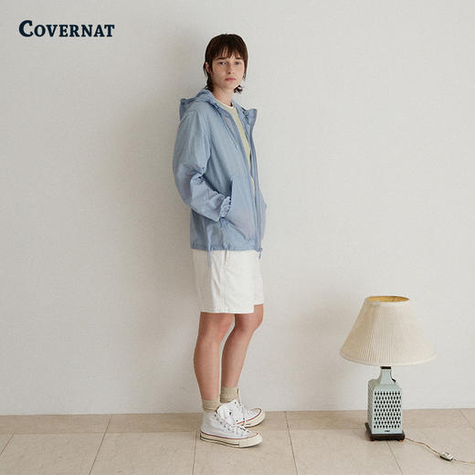 covernat韩国潮牌休闲宽松可折叠轻便防风夹克男女同款2025春夏CO2501JK04 商品图3
