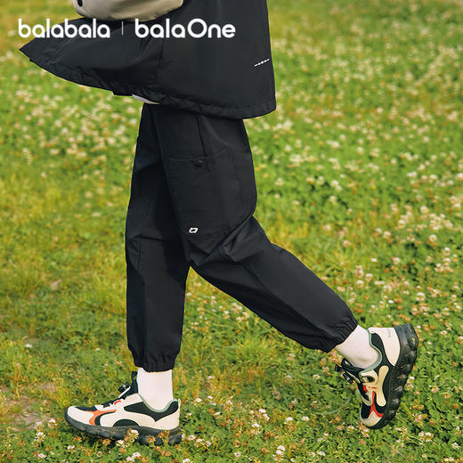 巴拉巴拉balaOne童装男童女童长裤儿童裤子2025新秋防泼水束脚裤 商品图2