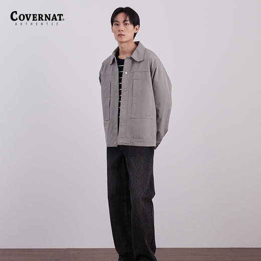 Covernat秋季新品夹克外套梭织厚外套休闲简约百搭男款CO2303JK03 商品图0