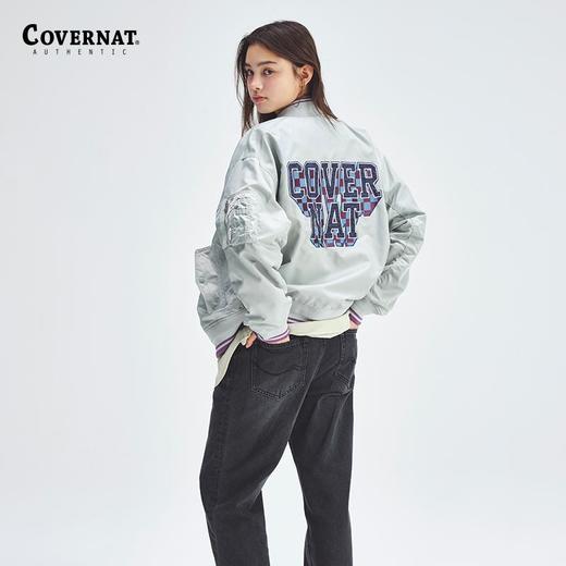 covernat韩国潮牌经典MA-1夹克男女情侣同款潮酷时尚外套2025春CO2401JK09 商品图0