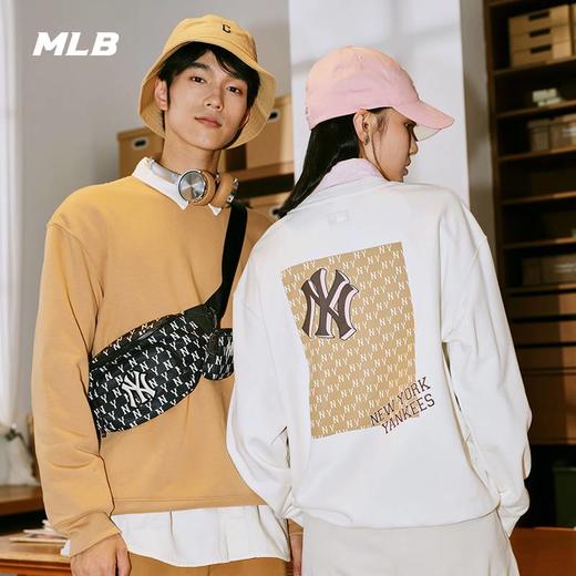 MLB波普风半满印老花男女同款套头卫衣3AMTM0934【无货退款介意勿拍】 商品图0