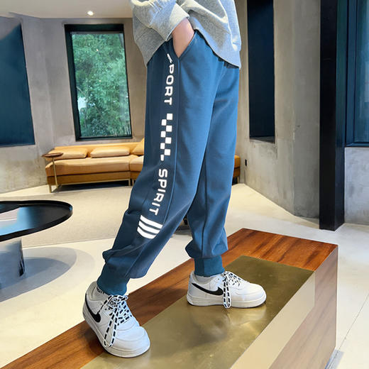 A69男童裤子春秋款儿童运动裤新款秋装男孩早秋大童休闲长裤 商品图0