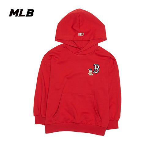 MLB儿童款男女童皱眉熊系列连帽卫衣7AHDC0151 商品图4