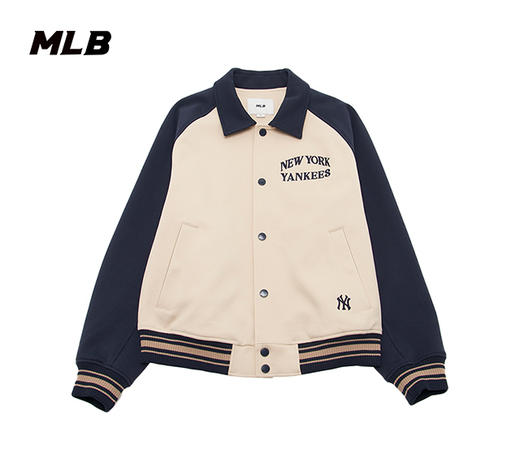 【一口价】MLB虞书欣同款拼接色学院风棒球外套3AJPV1641【无货退款】 商品图2