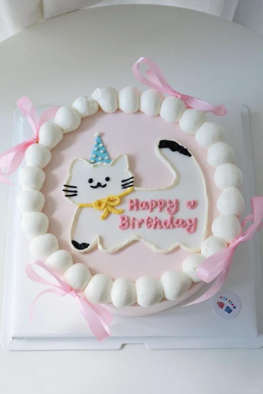 喵星人小集合/猫卡通手绘蛋糕-低糖处理无添加 商品图0