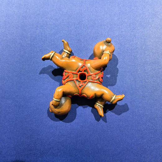 彩绘四喜铜娃摆件 商品图0