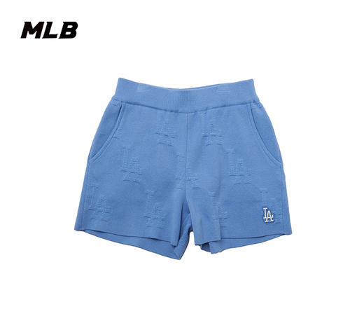 MLB23春夏季新款女式经典交织字母正面图案针织运动短裤波士顿红袜3FSPM0433【无货退款介意勿拍】 商品图0