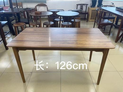 龙福胡桃木单抽茶水柜 胡桃木小圆桌胡桃木小茶桌 商品图4