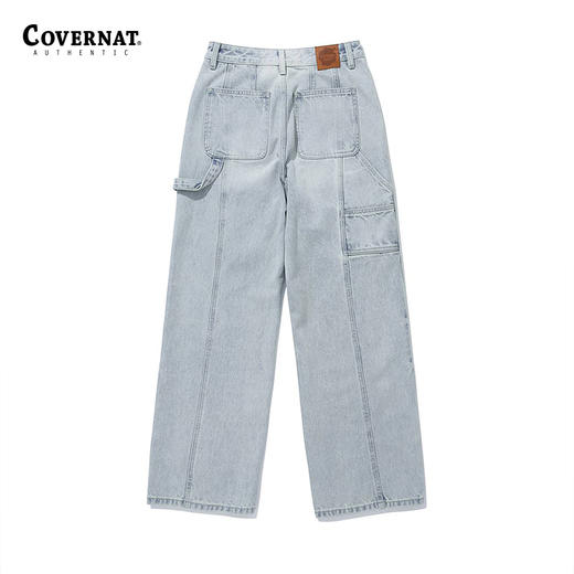 covernat韩国潮牌女士直筒牛仔裤潮流时尚甜酷风牛仔长裤2024春夏CO2401PT71 商品图1