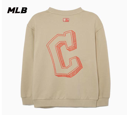 MLB儿童男女童23秋季新款圆领镂空队标套头卫衣7AMTJ0134 商品图5