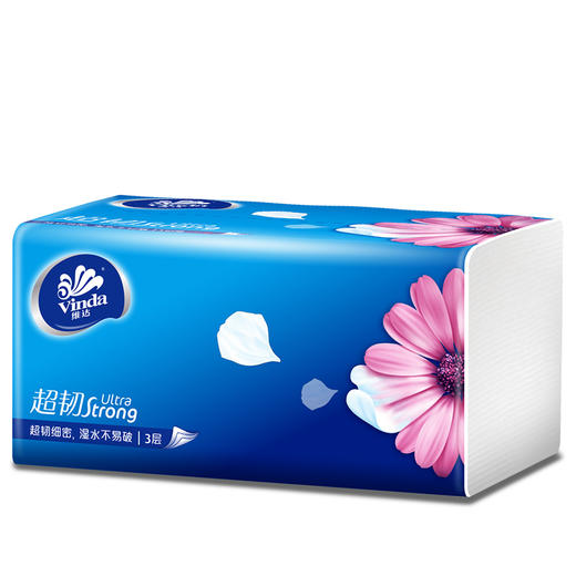 维达超韧抽取面巾 3层M码150抽×3包 商品图5