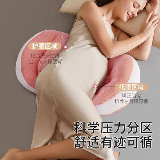 【品牌自营】孕味十足孕妇枕头护腰侧睡枕托腹睡觉侧卧枕孕孕期神器专用靠垫枕 商品图3