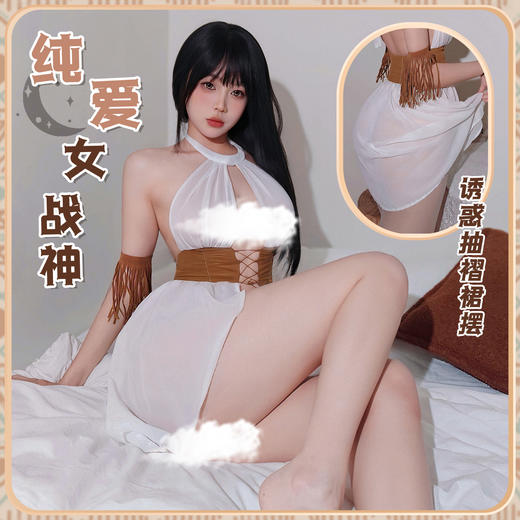 【霏慕】西部女郎前开襟绑带套装6611情趣内衣性感制服  20/箱 商品图8