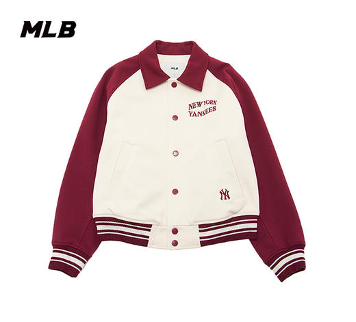 【一口价】MLB虞书欣同款拼接色学院风棒球外套3AJPV1641【无货退款】 商品图6