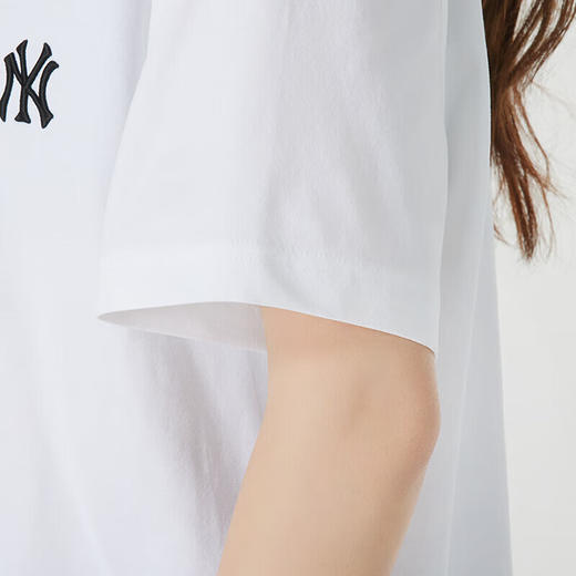 MLBT恤男女情侣百搭休闲经典纯色圆领25春季新款3ATSB0153 商品图3