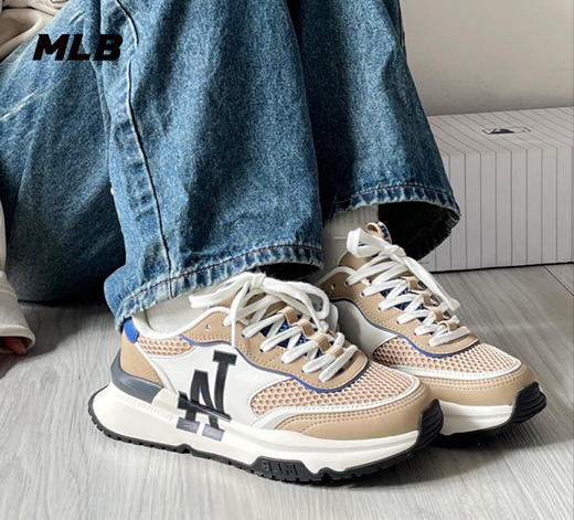 【年货专场】MLB男女同款大标网面休闲运动鞋BASIC老爹鞋3ASHRJ13N【微瑕 热销中无货退款介意勿拍】【微瑕热销中无货退款介意勿拍】 商品图5
