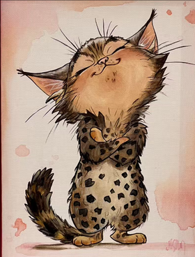 Edyta《奶凶立正猫》原作