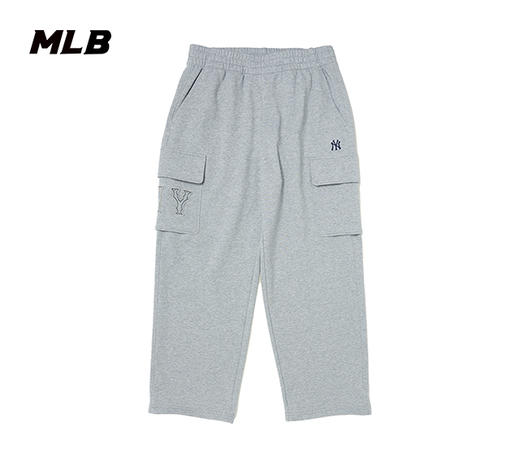 【一口价】MLB男女同款小标简约款多口袋梭织长裤3APTB1444【无货退款介意勿拍】 商品图0