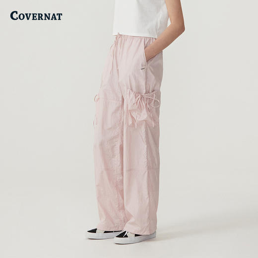 COVERNAT韩国潮牌女式绳带流体工装多口袋设计潮流2025夏季新CO2502PT78 商品图1