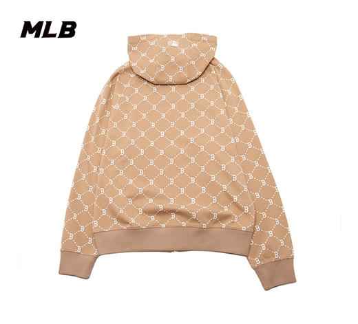 MLB男女同款满印老花连帽拉链卫衣外套3ATRM0341【无货退款介意勿拍】 商品图8