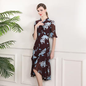 「高货deo」全新升级【铂金会员385/天猫519/差价134】(25332)洛诗琳法式复古优雅连衣裙2025夏季新款气质优雅茶歇裙女