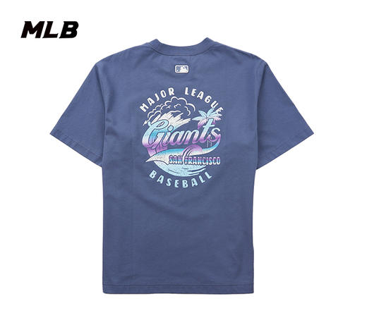 MLB男女同款背标印花25春夏新款T恤3ATSX0453 商品图7