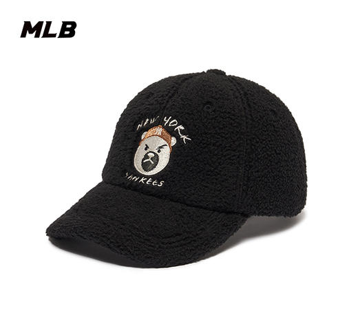 MLB男女同款摇粒绒皱眉熊系列帽子3ACPF0416【无货退款】 商品图0