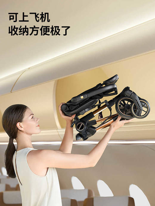 德拉玛溜娃神器轻便折叠遛娃可坐可躺便携简易可登机超小遛娃车S1-4 商品图2