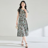 25夏季新款法式气质碎花印花收腰连衣裙设计感轻奢独特长裙！ 商品缩略图3