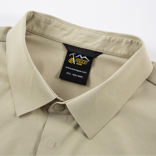 OZARK奥索卡2025春夏新品弹力长袖衬衫男休闲上衣户外徒步512302 商品图1