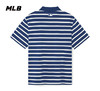 【一口价】MLB男女同款立领条纹款时尚短袖T恤3APQV0343【无货退款介意勿拍】 商品缩略图4