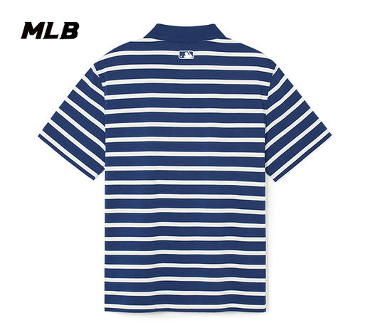 【一口价】MLB男女同款立领条纹款时尚短袖T恤3APQV0343【无货退款介意勿拍】 商品图4