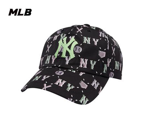 MLB男女同款满印彩色老花标涂鸦风棒球帽3ACPM0523【无货退款介意勿拍】 商品图0