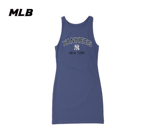 MLB女款学院风25春夏新款无袖连衣裙3FOPV0253 商品图0