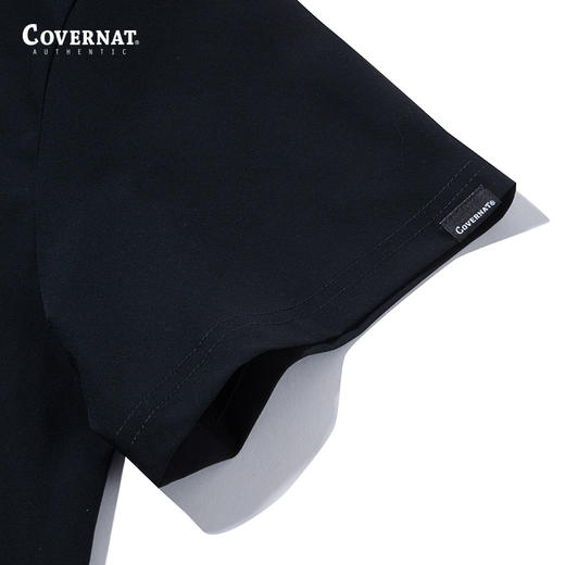 covernat韩国潮牌休闲宽松拱形LOGO短袖时尚舒适T恤2024春夏CO2402ST42 商品图4